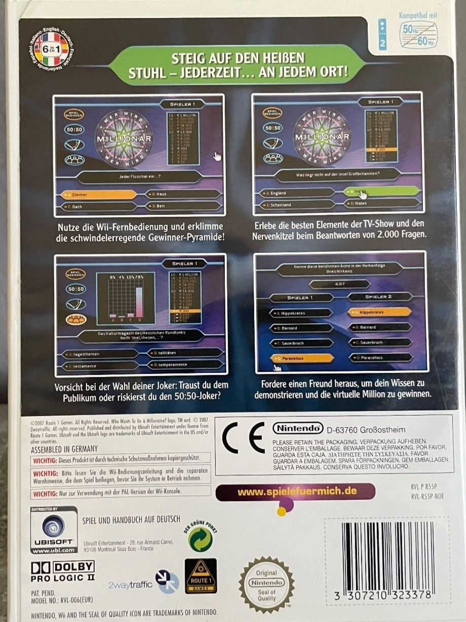 Nintendo Giochi: Wer wird Millionär? - 1. Edition       > mit Anleitung< – Usato da St.Galllen venduto da elkaphone 2