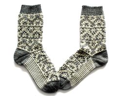 Warme, handgestrickte Socken, Grösse 36-37 Winter ❄️