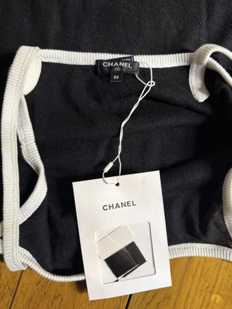 Chanel Leinen Top