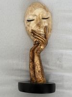 SPEZIELLE ANTIKE HARZ-DEKO-STATUE / zirka 1974 / Top!