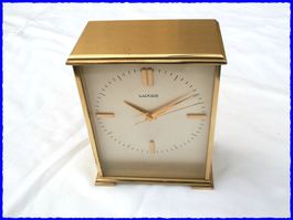 LUXOR - edle Tischuhr - Messing vergoldet (1.7 kg !) wie neu