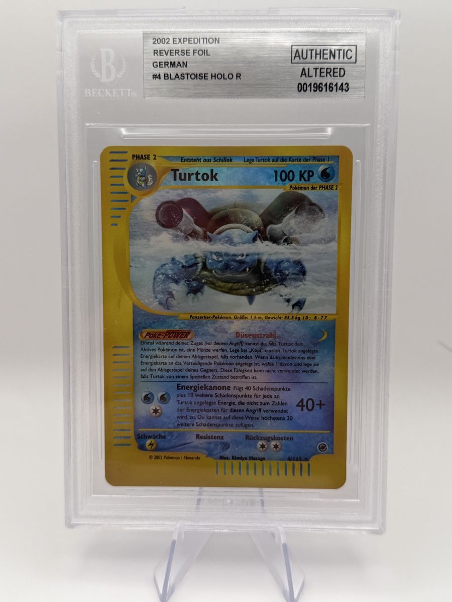 Pokémon Carte collezionabili: Beckett Authentic Altered Turtok Reverse Foil 4/165 Pokémon – Nuovo (secondo la descrizione) da Grossdietwil venduto da bekushii