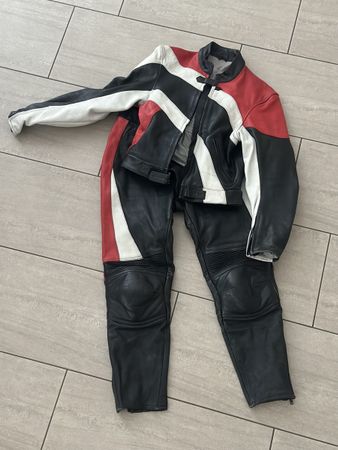 Damen Motorrad Lederkombi 2-teilig Gr. 38 (passt 36–38) 