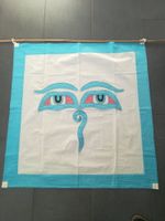 Wandbehang "Augen des Buddha" 90 x 94cm