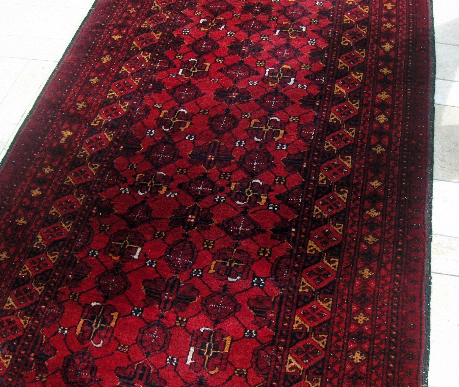 Tappeti: Orientteppich Afghan 93 x 200 cm – Usato da Eschenbach venduto da Alicekunst 2