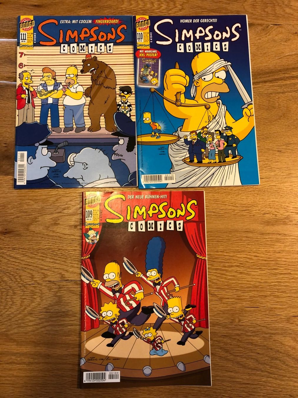 Comics: Simpsons Comic 10 Stk (Nr. 102 - 111) – Neu (gemäss Beschreibung) aus Winterthur von Strubzilla 2