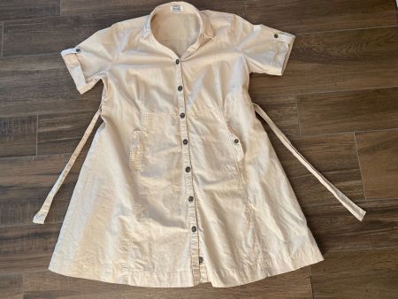 Collection L Kleid aus Baumwolle & Leinen beige Gr. 50
