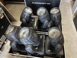 6 x Projecteurs mobiles Robe wash 575 at Flightcases
