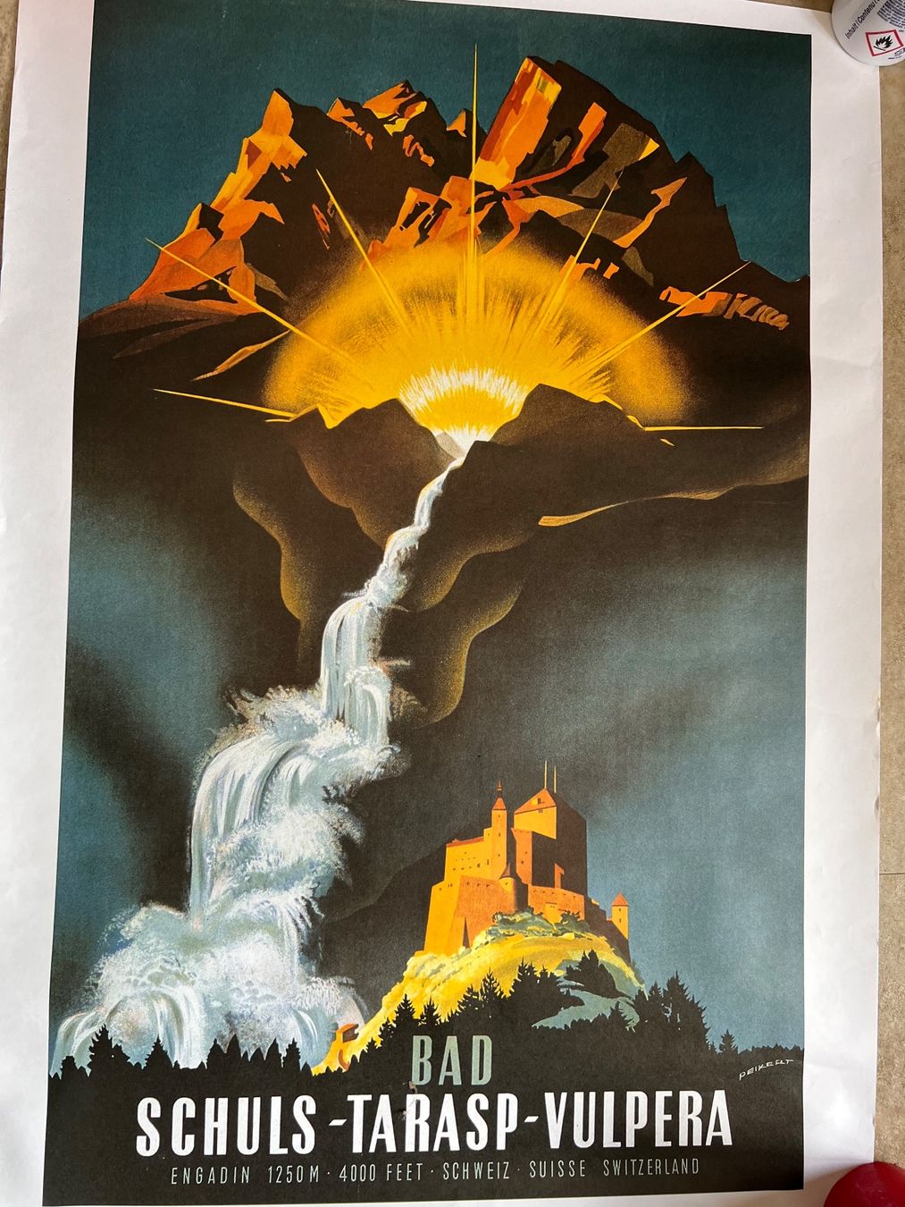 Foto & Immagini: Affiche Schuls-Tarasp-Vulpera – Usato da Courrendlin venduto da john777
