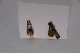 Silber 925 Ohrstecker/Anstecker - Sterling Schloss