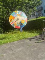 Wunderschöner, handbemalter Sonnenschirm
