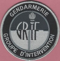 Gendarmerie Aufnäher/Patch - Gruppe D'Intervention, GRIF