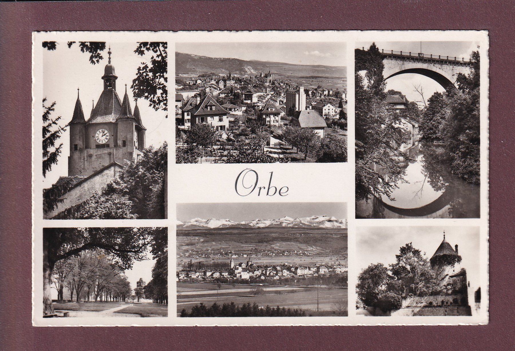 Cartes postales: ORBE - 6 images - 1955 – D'occasion à Pully par nicecards