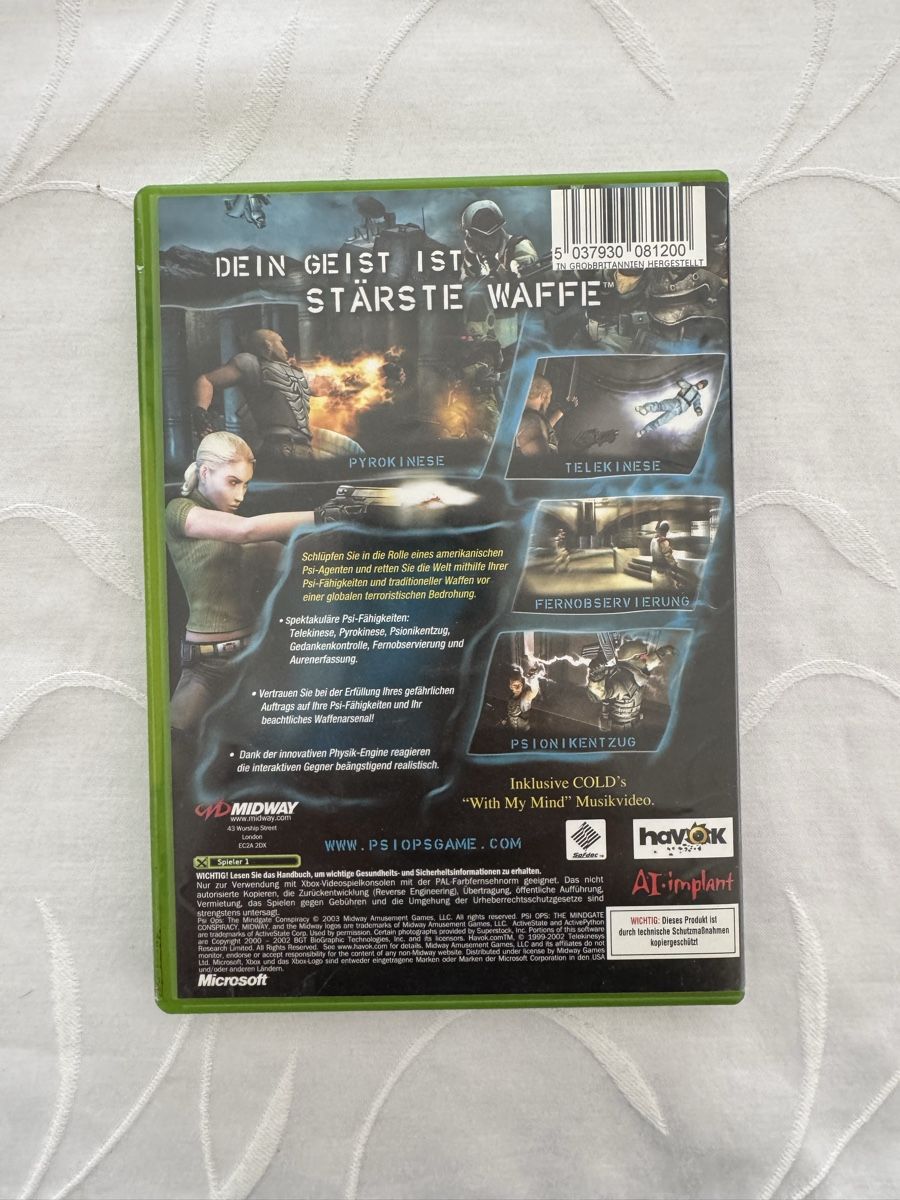 Spiele: Psi-Ops: The Mindgate Conspiracy - Xbox – Gebraucht aus Wil SG von eid_m7ks 2