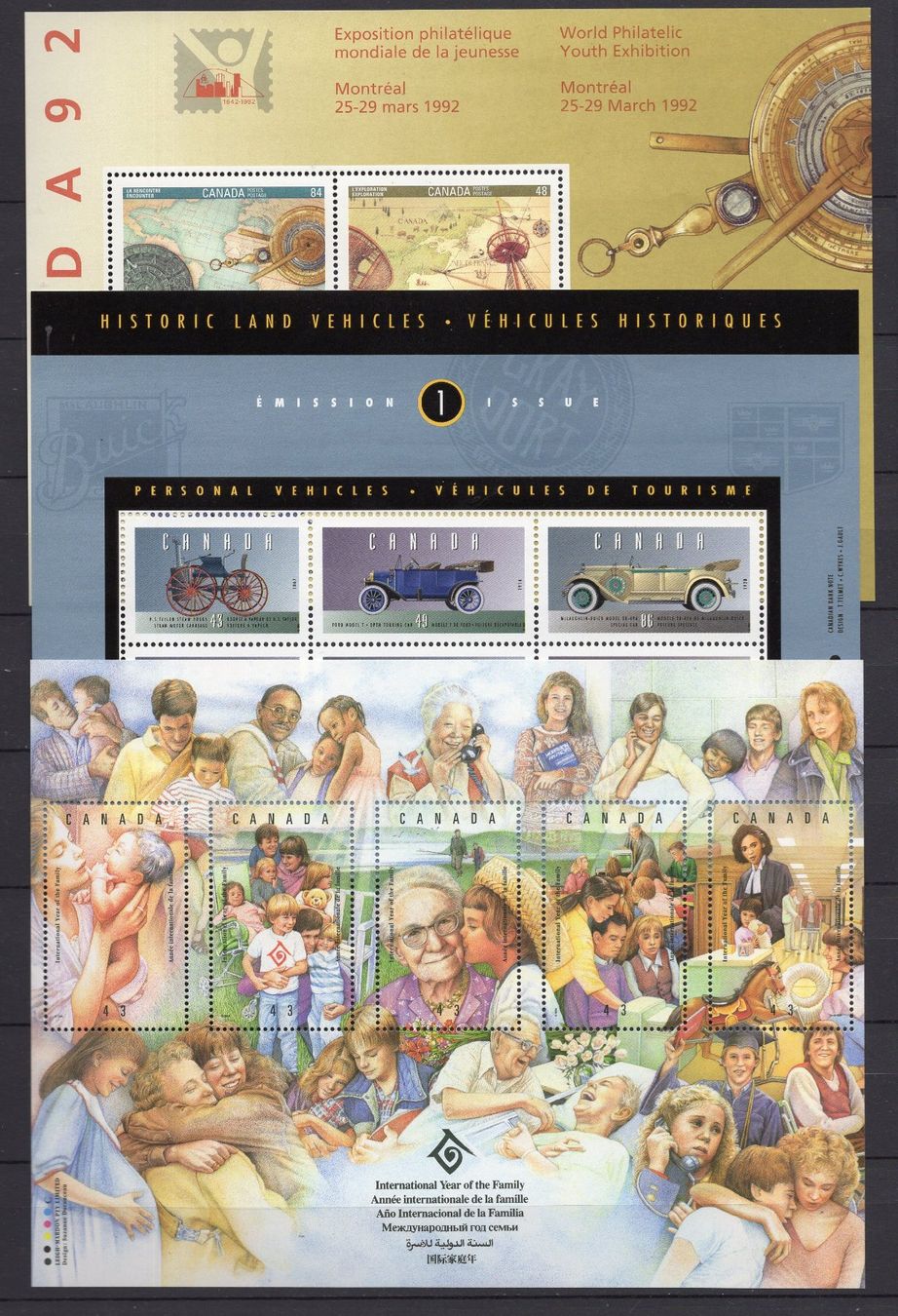 Tutti i francobolli: R6418  /  CANADA 1992-1994 neufs XX – Nuovo e nell'imballaggio originale da Ste-Croix venduto da MONT-TAGNAC