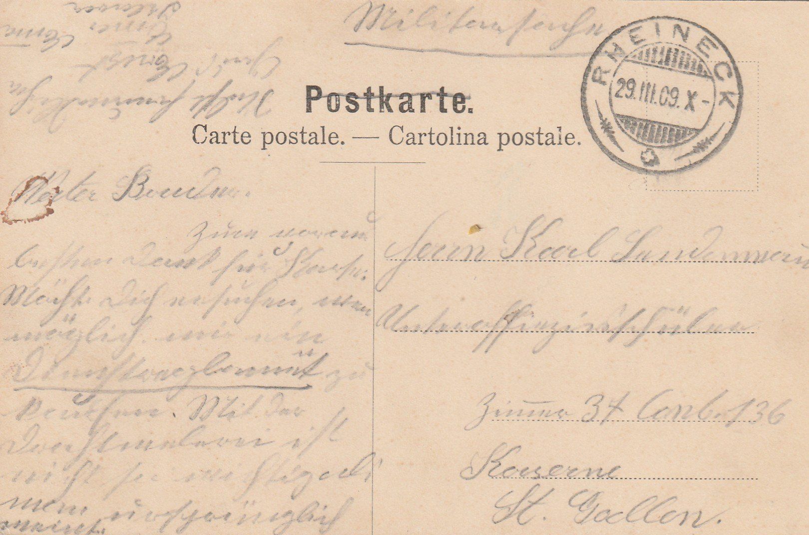 Cartes postales: Rheineck Realschulhaus – D'occasion à Rorschacherberg par fratovi2 1
