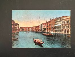 AK 1922 Venezia Litho Canale grande Italien  (G342)
