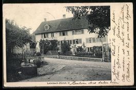 Zürich-Leimbach, Wohnhaus mit Gartenanl