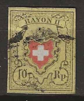 Alle Briefmarken: CH016II - Rayon 16II obl. – Gebraucht aus Trélex von Phil_Albert