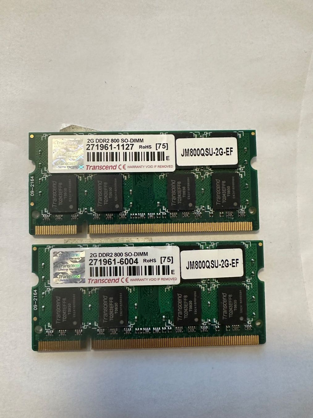 Memory / RAM: Arbeitsspeicher Transcend – Gebraucht aus Bülach von Gregorgiorgio