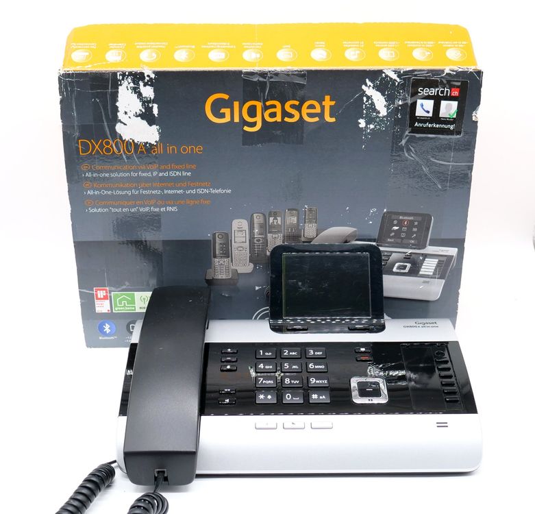 Gigaset DX800 A All In One Telefon ISDN VoIP, DECT, SIP, OVP | Kaufen ...