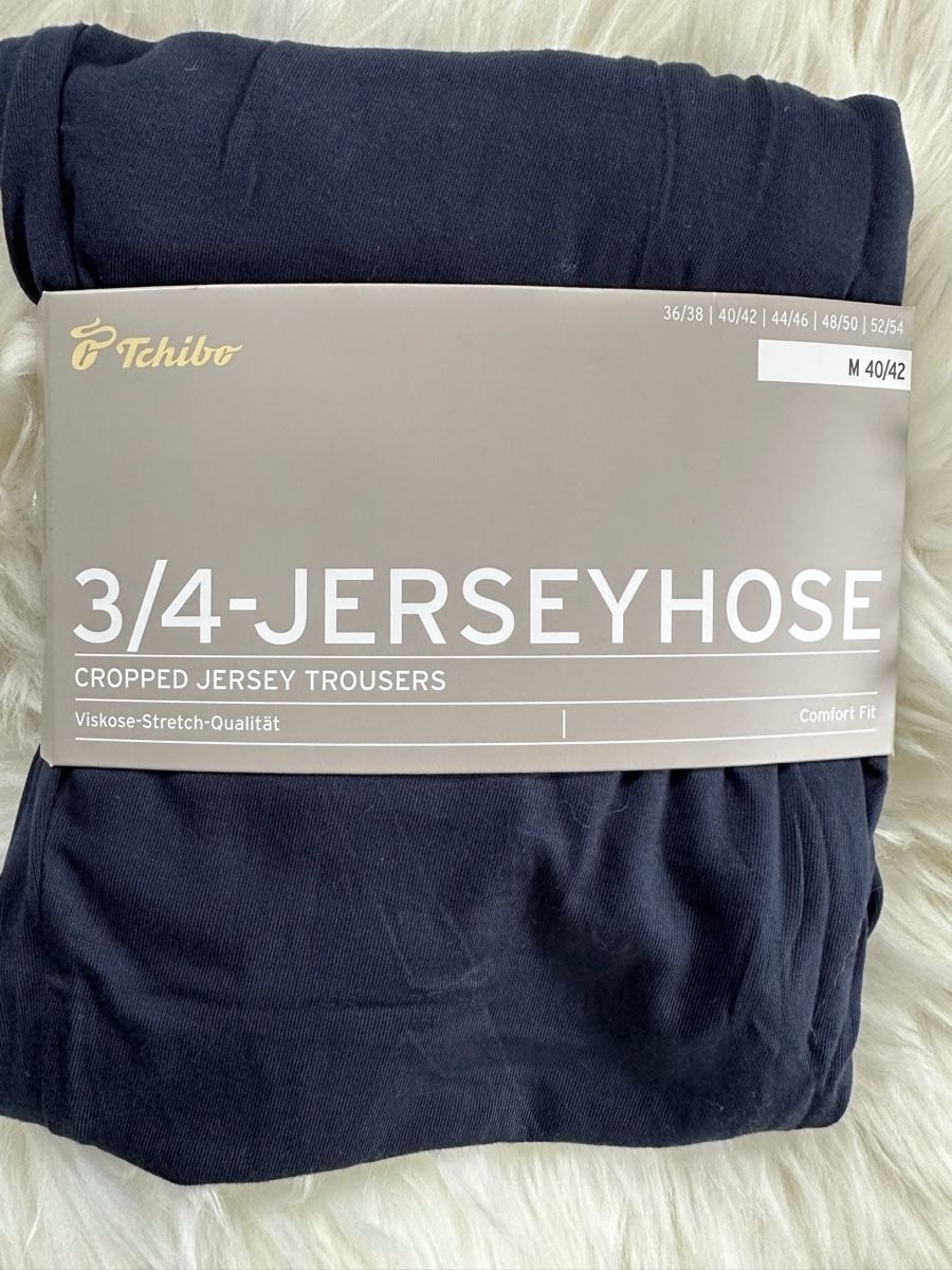 Tchibo Pantaloni: 3/4 Jerseyhose/Yogahose – Nuovo e nell'imballaggio originale da Wohlenschwil venduto da Richard2011