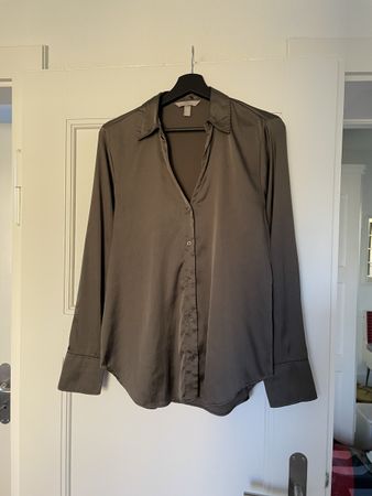 H&M Bluse glänzend