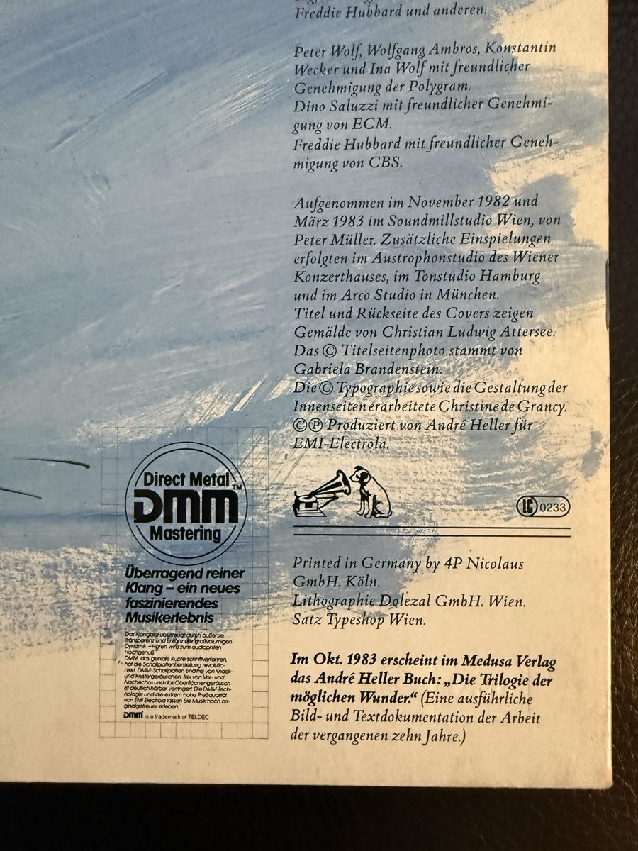 Dischi in vinile: Andrè Heller - Stimmenhören - DMM Pressung Schallplatte – Usato da Goldach venduto da Messerguru 5