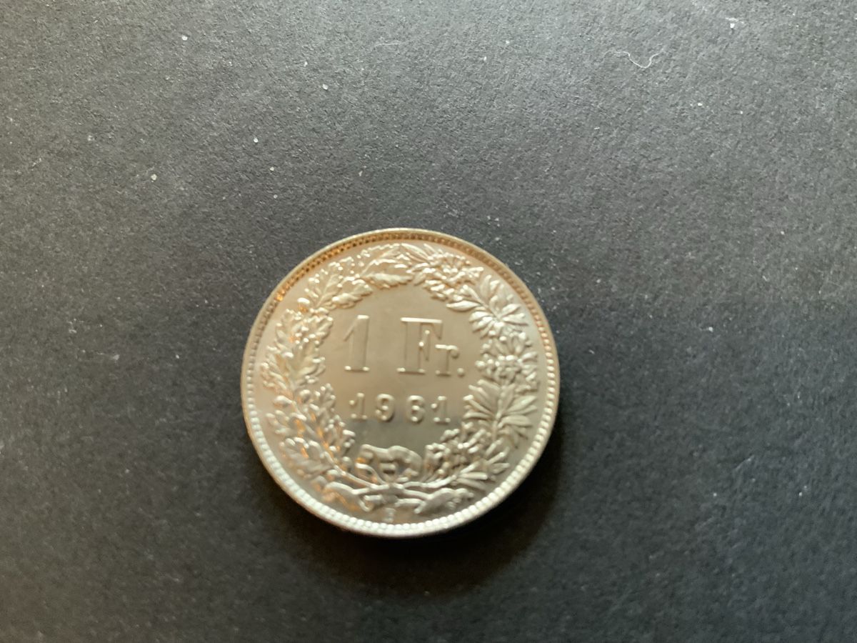 Toutes les monnaies: 1961 EINFRÄNKLER SILBER VORZÜGLICH ++ – D'occasion à Beinwil am See par Ricri