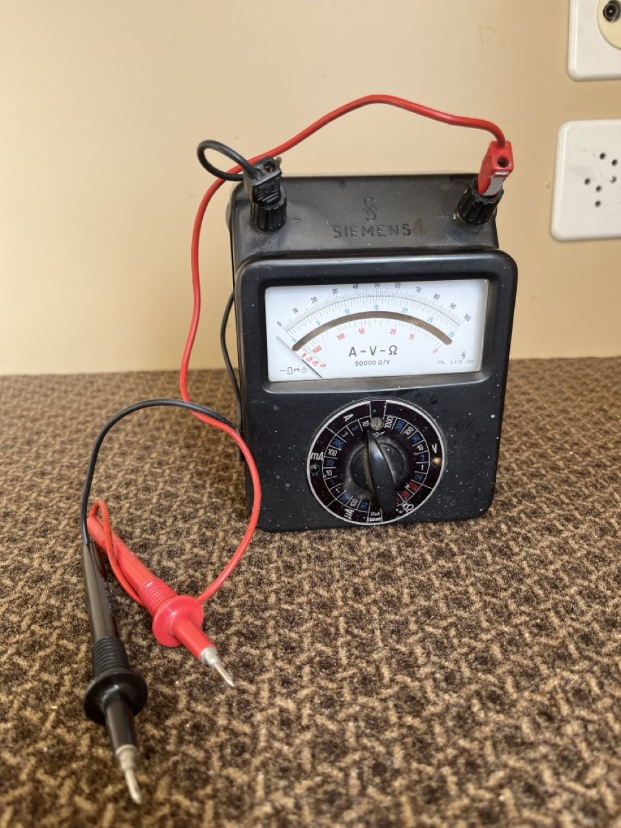 Siemens Misurare: Multimeter Siemens Multizet analog mit Messleitungen – Usato da Gams venduto da Akgams