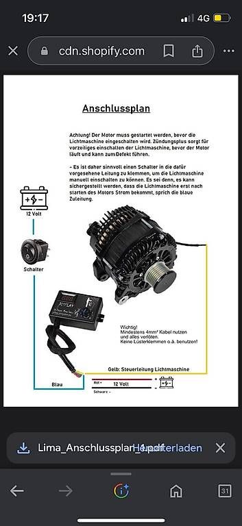 Tutti pezzi di ricambio auto: Lichtmaschine alternator vag tdi modele  – Usato da Fankhaus (Trub) venduto da sim_l5zp 1