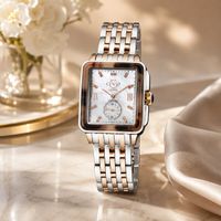 Gevril GV2 Bari Tortoise Diamond Damen Quarzuhr bicolor