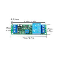 Relaismodul 12V Zeitverzögerung 10 Sekunden Einstellbar