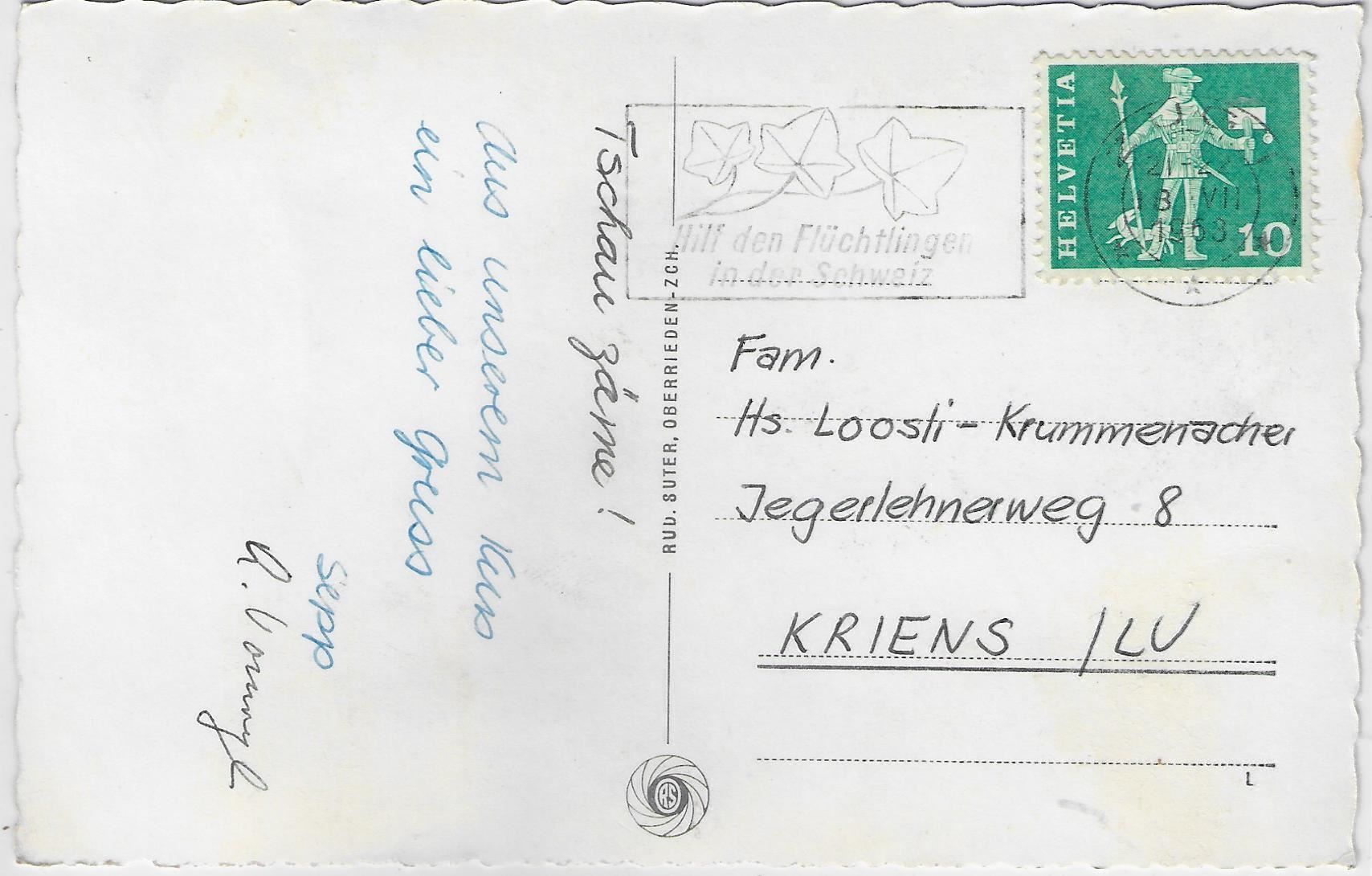 Cartes postales: Am Zugersee – D'occasion à Ettingen par Kartenplanet 1
