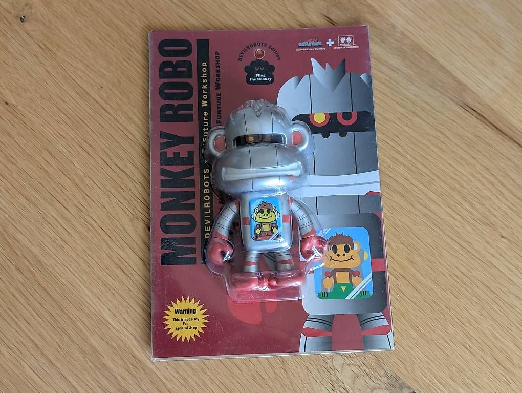 Figuren: Fling the Monkey Devilrobots Edition Monkey Robo 2004 – Neu und originalverpackt aus Neuchâtel von Nila_3D 1
