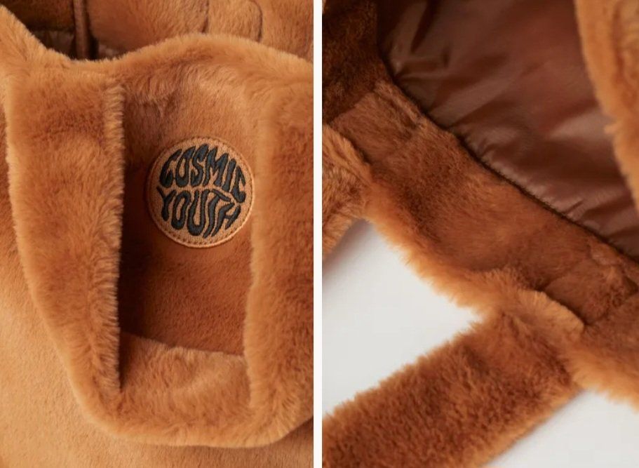 H&M Taschen für Damen: Brauner Kunstfell-Shopper – Neu und originalverpackt aus Oberengstringen von Sheera7 2