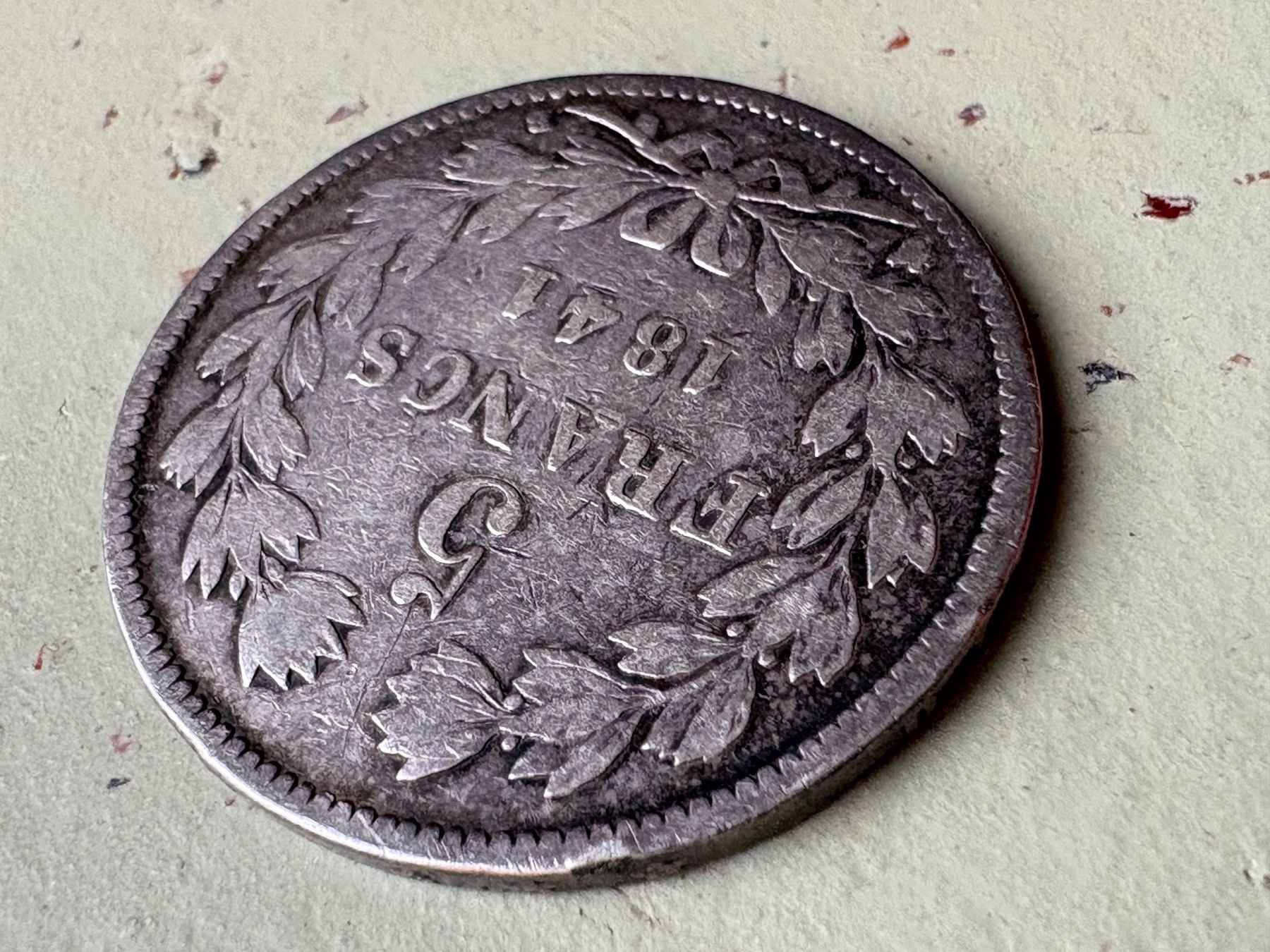 Alle Münzen: Frankreich 5 Francs 1841 Silber – Gebraucht aus Zürich von mysilvercoin 2