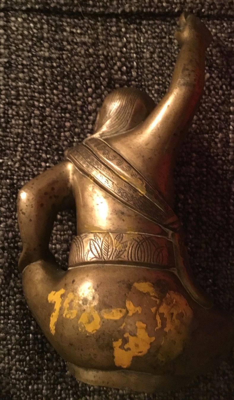 Sculture & Statue: Vintage Bronzefigur, sitzender lachender Buddha – Usato da Schlieren venduto da Jeajet 5