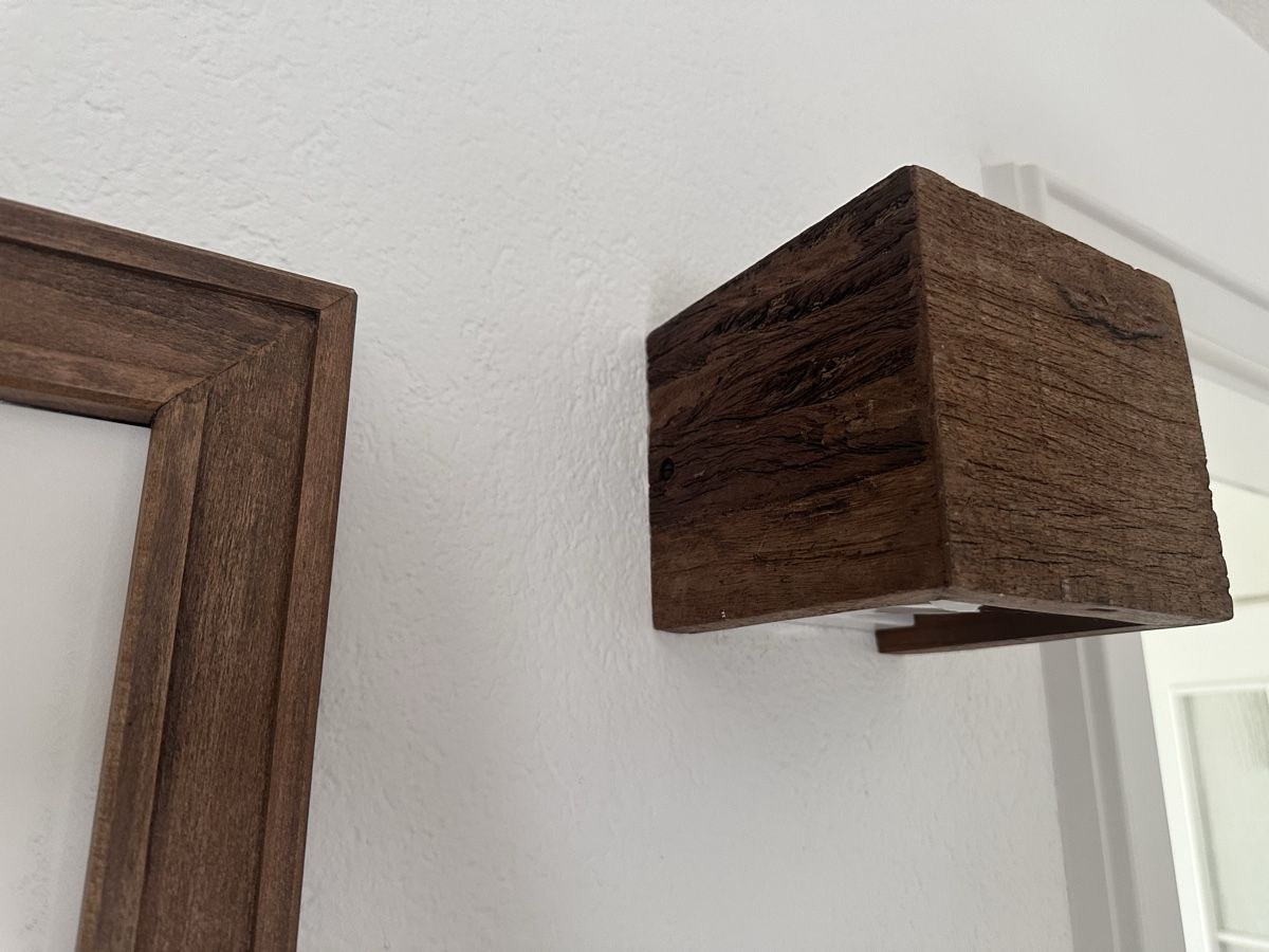 Lampen: Wandlampen Set 7 Stück, Cube, Holz – Gebraucht aus Rümlang von kim_9qhd 1