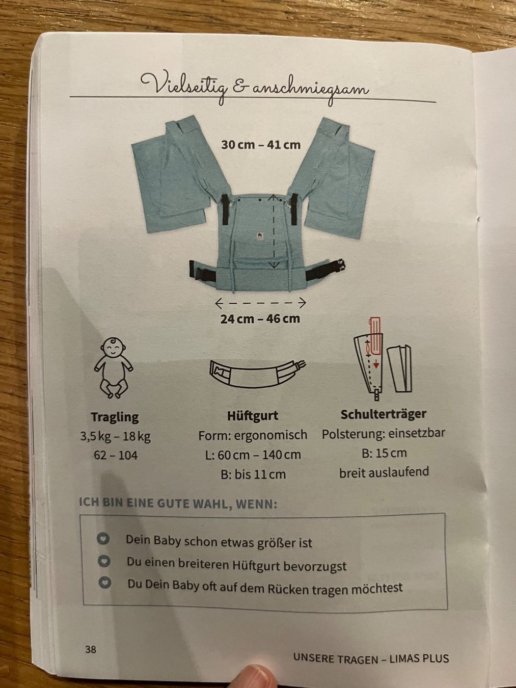 Limas Marsupi portabebè: Porta bébé Stokke Limas Plus – Nuovo (secondo la descrizione) da Torricella venduto da cristinadelco 2