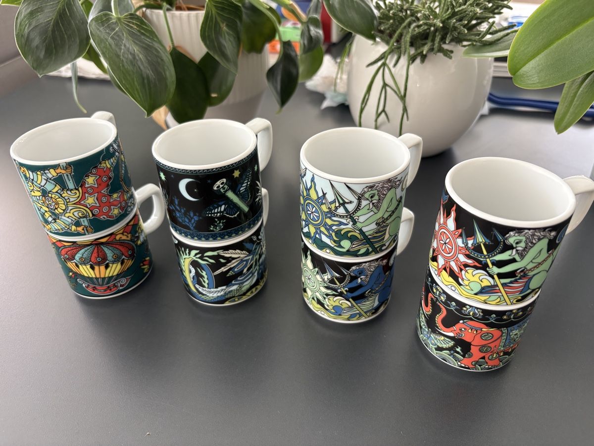 Bopla Tassen: Bopla Espressotassen Set 8 Stück – Gebraucht aus Frick von Martaen 2