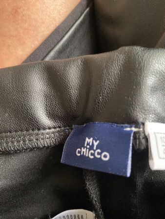 MY CHICCO Hose Kunstleder Schwarz Grösse 104