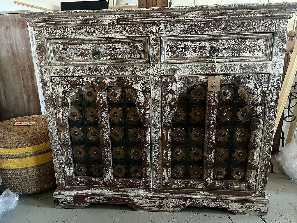 Cassettiere: Kommode Jamahra Shabby Chic Mangoholz – Nuovo (secondo la descrizione) da Zollikofen venduto da uniqueroom 2
