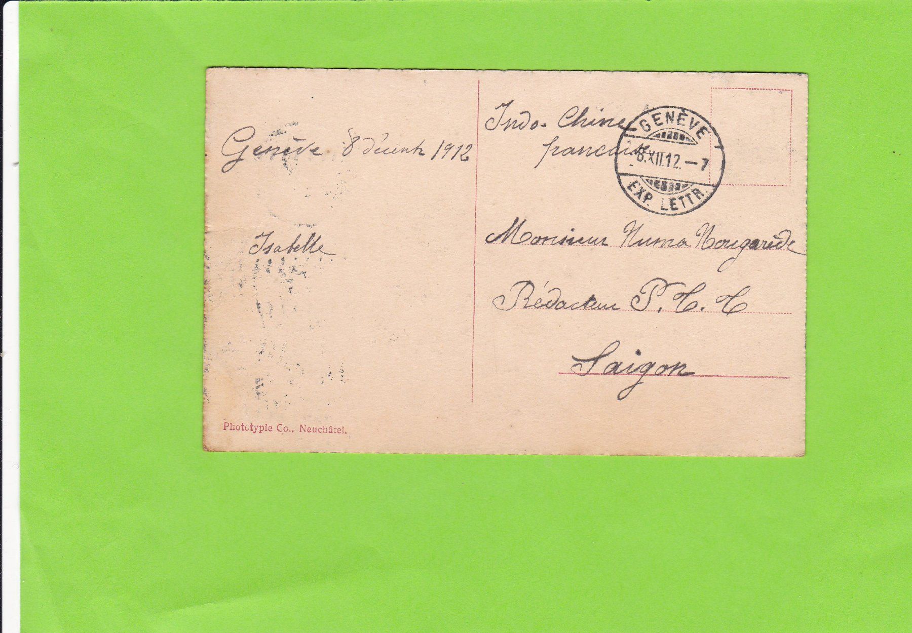 Cartes postales: Genève-Statue – D'occasion à St. Peterzell par neckertal 1