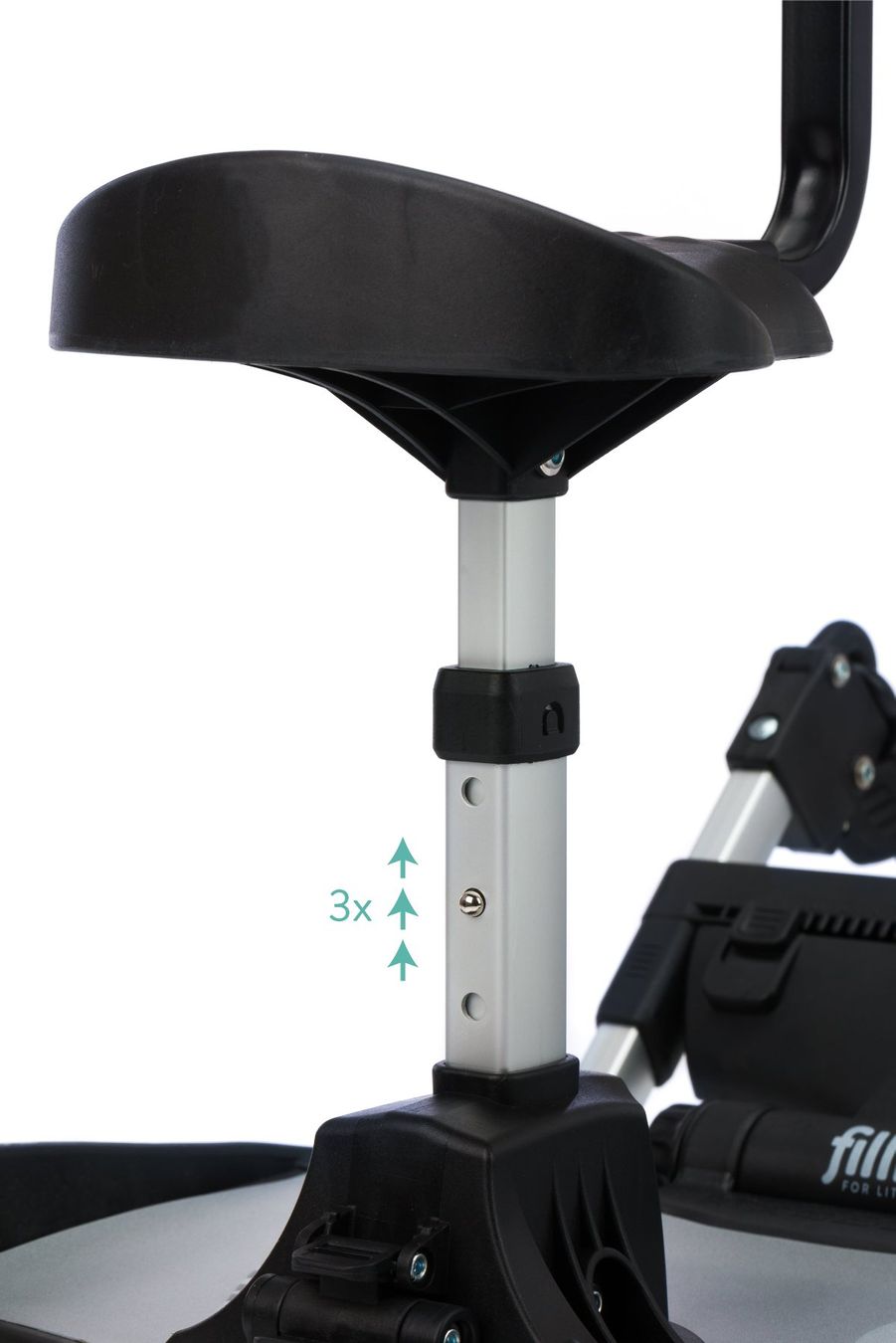 Fillikid Accessori per carrozzine: Buggy Board Fillikid mit Sitz – Usato da Zürich venduto da Lomo20 4