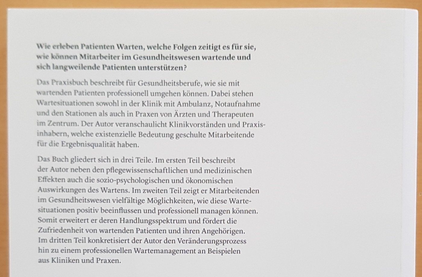 Libri: Sachbuch "Warten, aber richtig!" – Usato da Schaffhausen venduto da asyouwestley 1