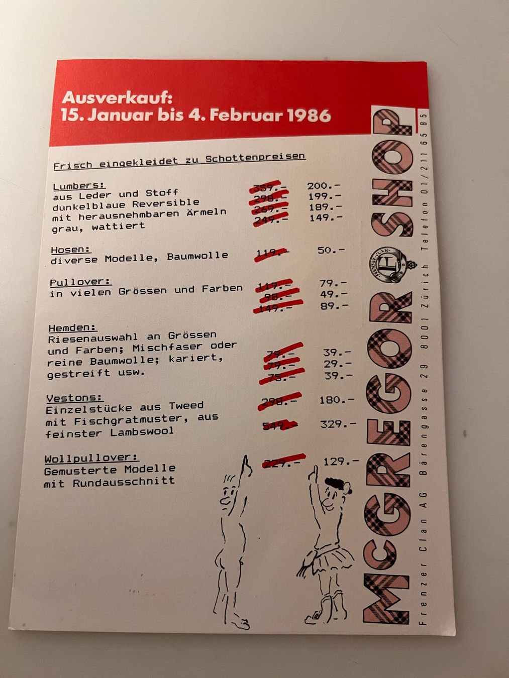 Tutti i francobolli: Postkarte MCGREGOR SHOP – Usato da Riva san vitale venduto da abd_p86k 1