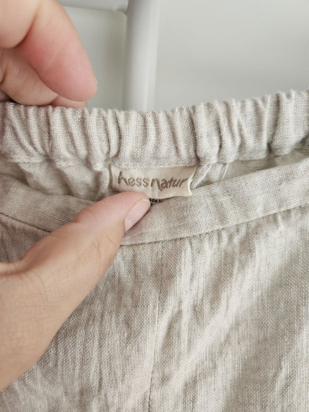 Hessnatur Pantalons: Leinenhose beige gr.44 Hessnatur – D'occasion à Allschwil par na.wi.90 1