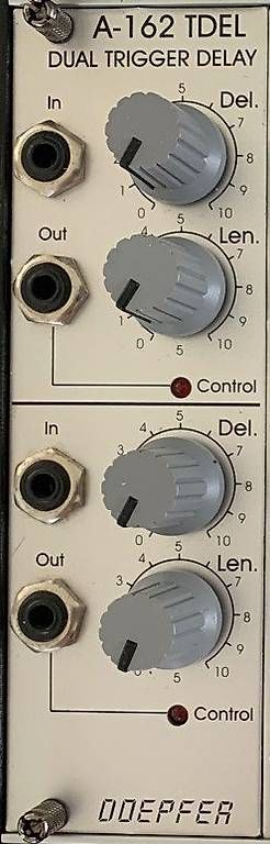 Doepfer Musikinstrumente: Eurorack Modul - Doepfer - A-162 TDEL Trigger Delay (Dual) – Gebraucht aus Fraubrunnen von Hypernova