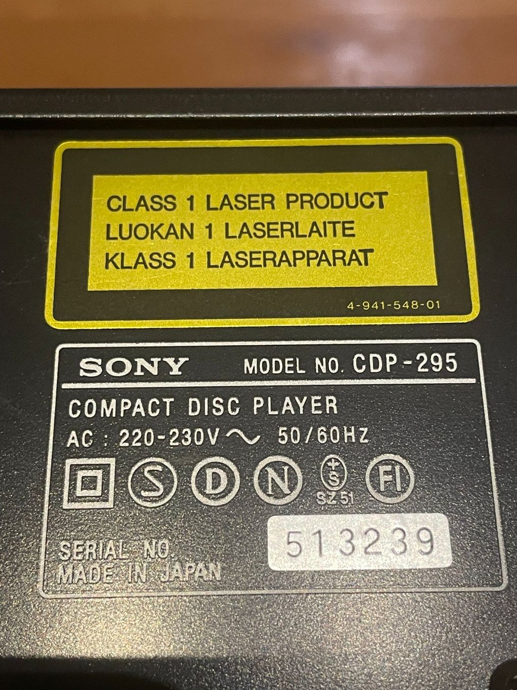Sony Systèmes audio & multimédias: Sony CD-Player CDP 295 – D'occasion à Horgen par Maessli 2